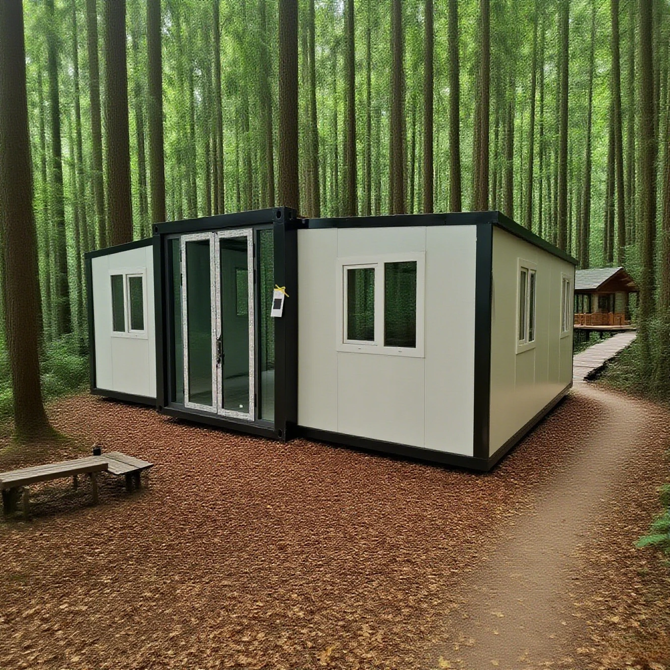 New Products 40ft Expandable Container House with 3 Bedrooms Container Room for Villa Shop