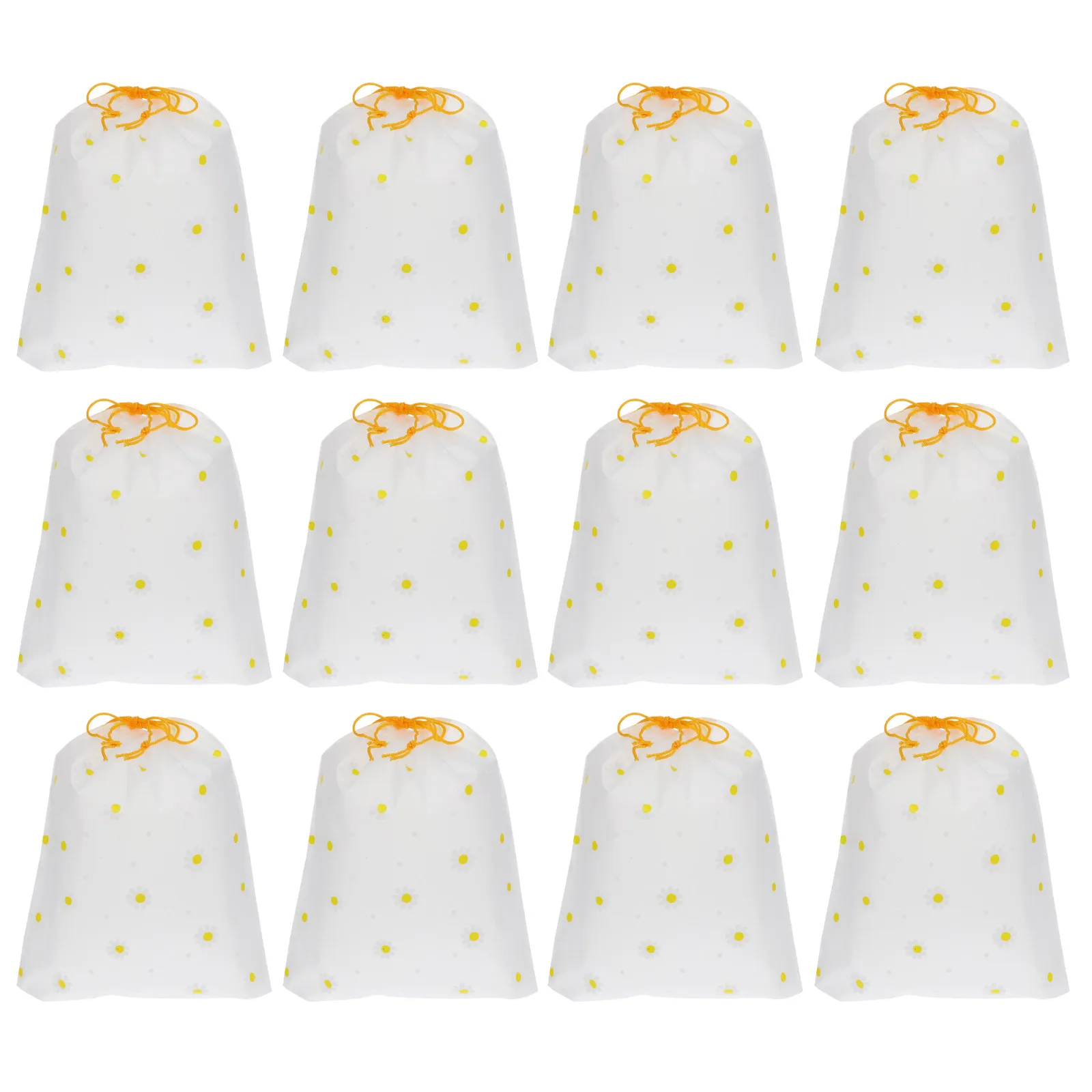 

25 шт. Прозрачные матовые мешочки на шнурке для хранения, сверхпрочные утолщенные дорожные органайзеры для обуви и туалетных принадлежностей, портативные, многофункциональные