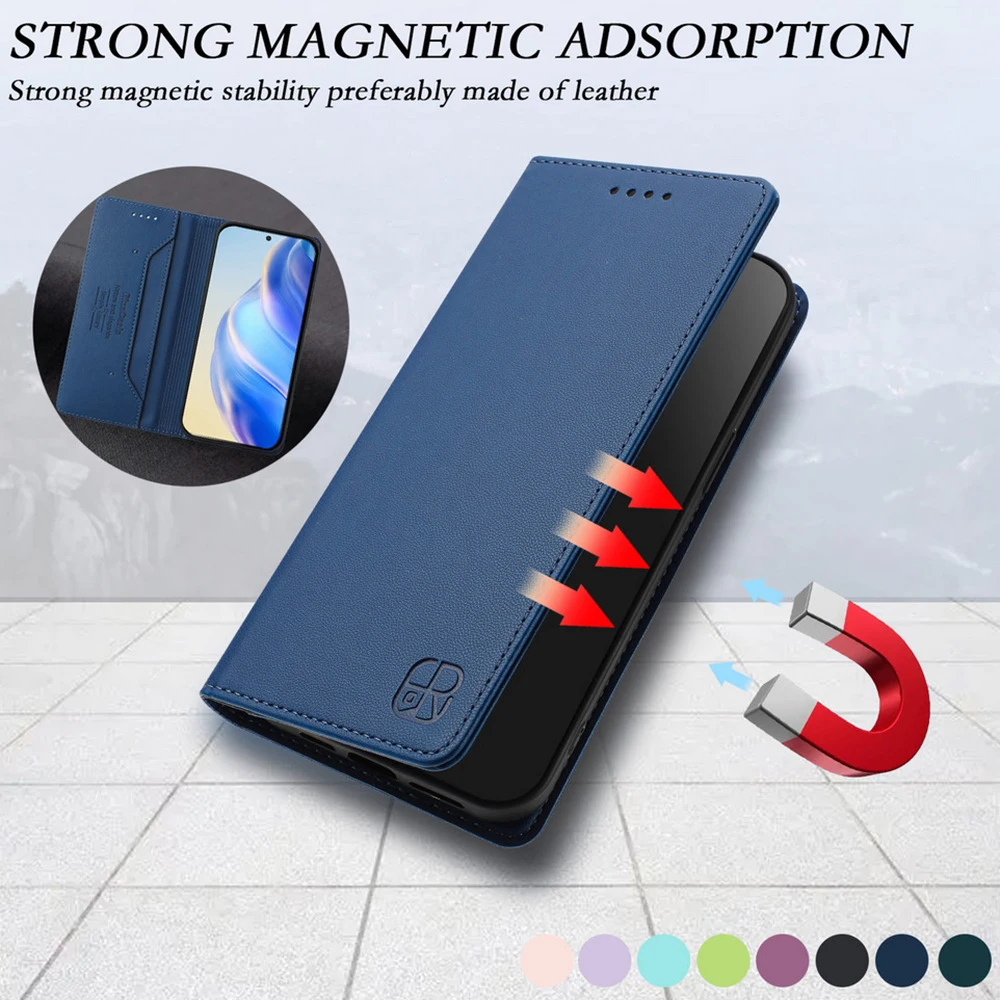 Funda para Asus Zenfone 12 11 Ultra 5G Funda de libro de cuero magnética para Asus Rog Phone 9 FE Funda Rog Phone 8 9 Pro Etui