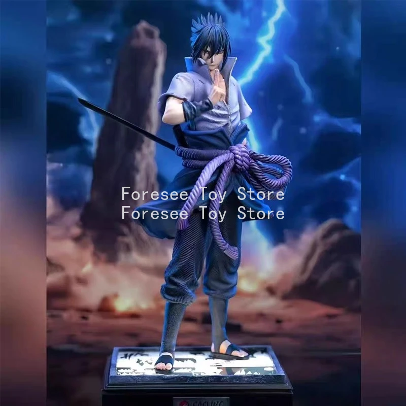 متوفر في المخزون ارتفاع 36 سم شخصية اوتشيها ساسوكي ‌ مجموعة شخصيات الرسوم المتحركة NARUTO نموذج زينة سطح المكتب أفضل هدية للأولاد