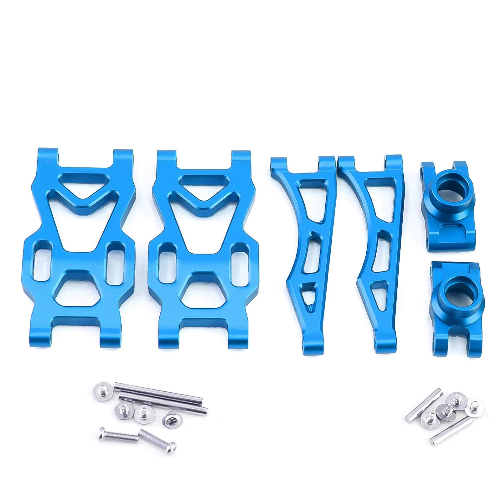 Metalowy kubek sterujący z przednim i tylnym ramieniem dla 16101 16102 16103 16106 16201 JJRC Q130A Q130B Q141 Q117 1/16 części do ulepszenia