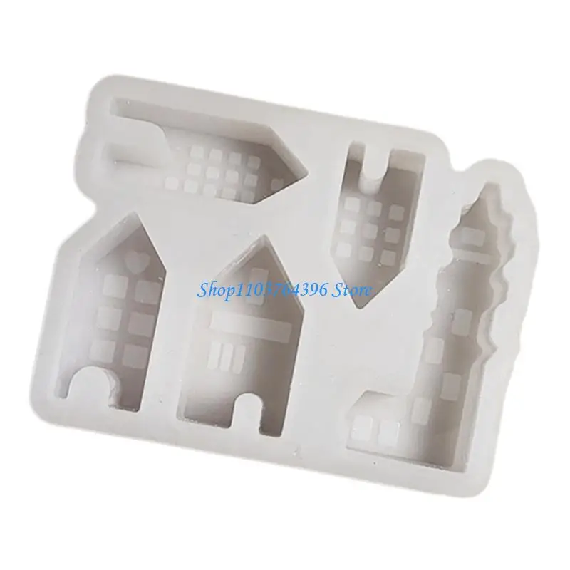 

G7NC Sturdy Whale House Display Ornament Mold For Cement Or Resin Crafts Decoration