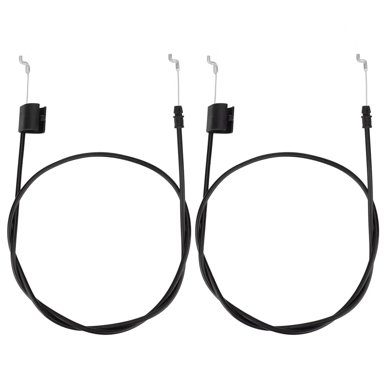 2Pcs Engine Brake Zone Control Cable 155cm Replacement For Husqvarna For Craftsman Lawn Mower Control Cable 156581 156577 168552