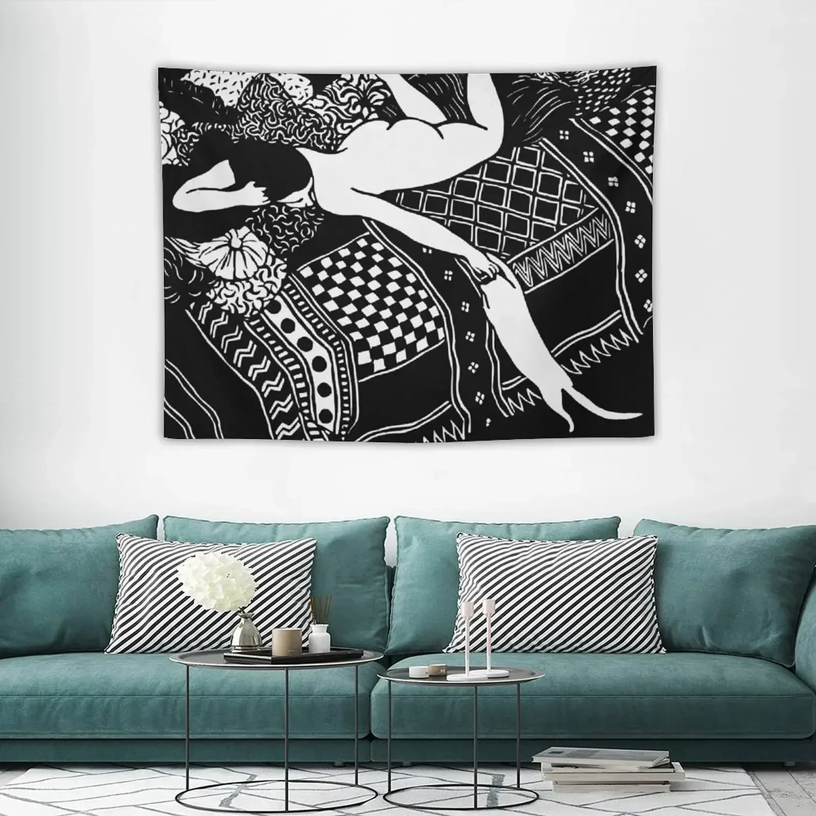 

La Paresse (Laziness) Tapestry Home Decorating Decorations For Your Bedroom Carpet On The Wall Decoration For Home Tapestry