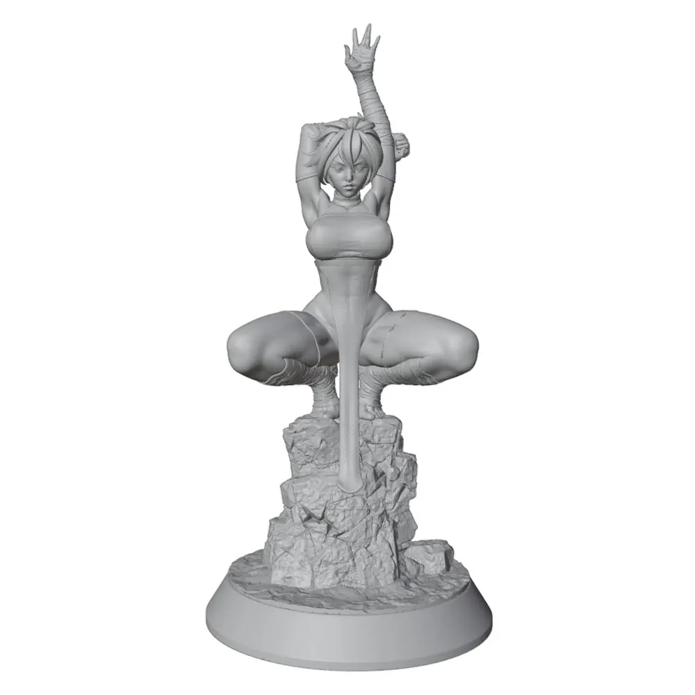 1/24/12/6 Desk ornament,NSFW,Sexy girl resin model kit, mini 3D printed gray figure statue, unpainted,unassembled