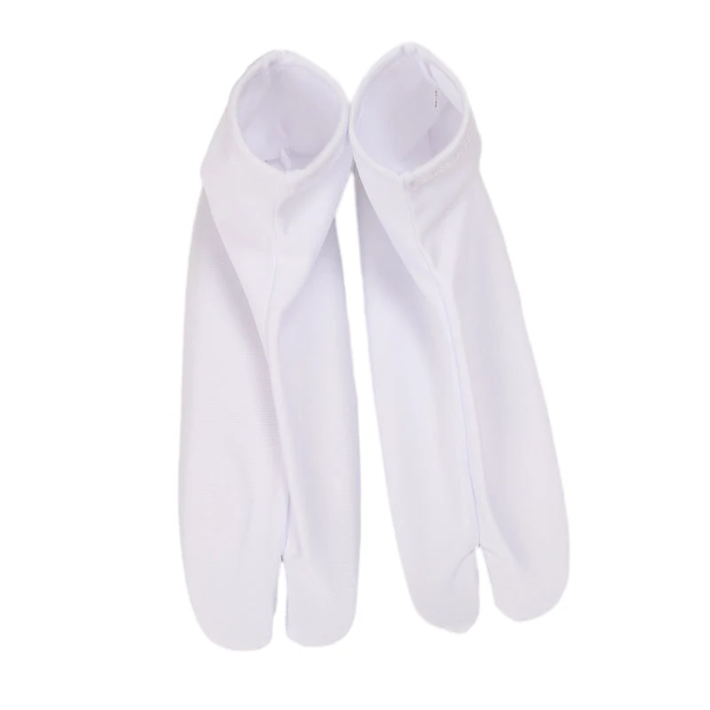 Chaussettes de Cosplay Japonaises Blanches pour Kimono, Accessoires Astronomiques artificiel astiques à Deux Doigts, Sac de Pieds, Tabi Parker