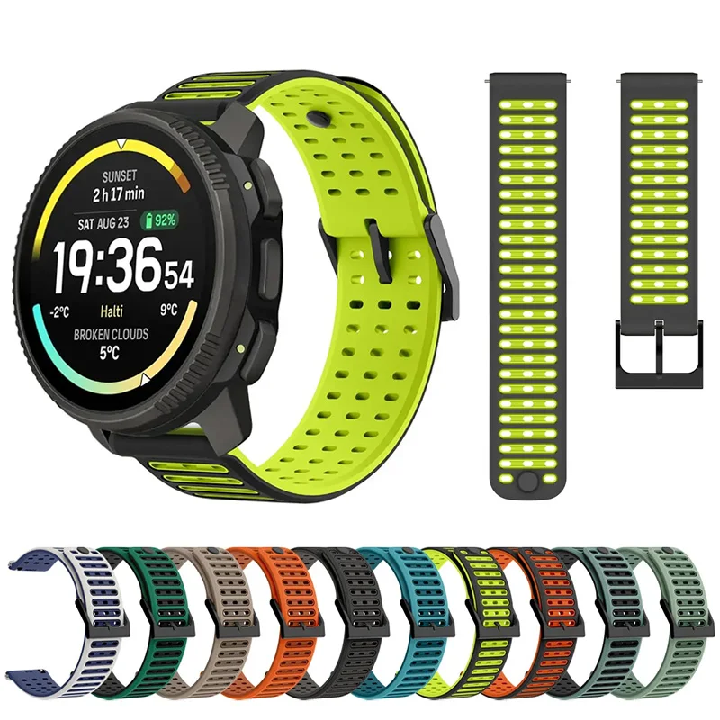 22MM Silicone Strap…