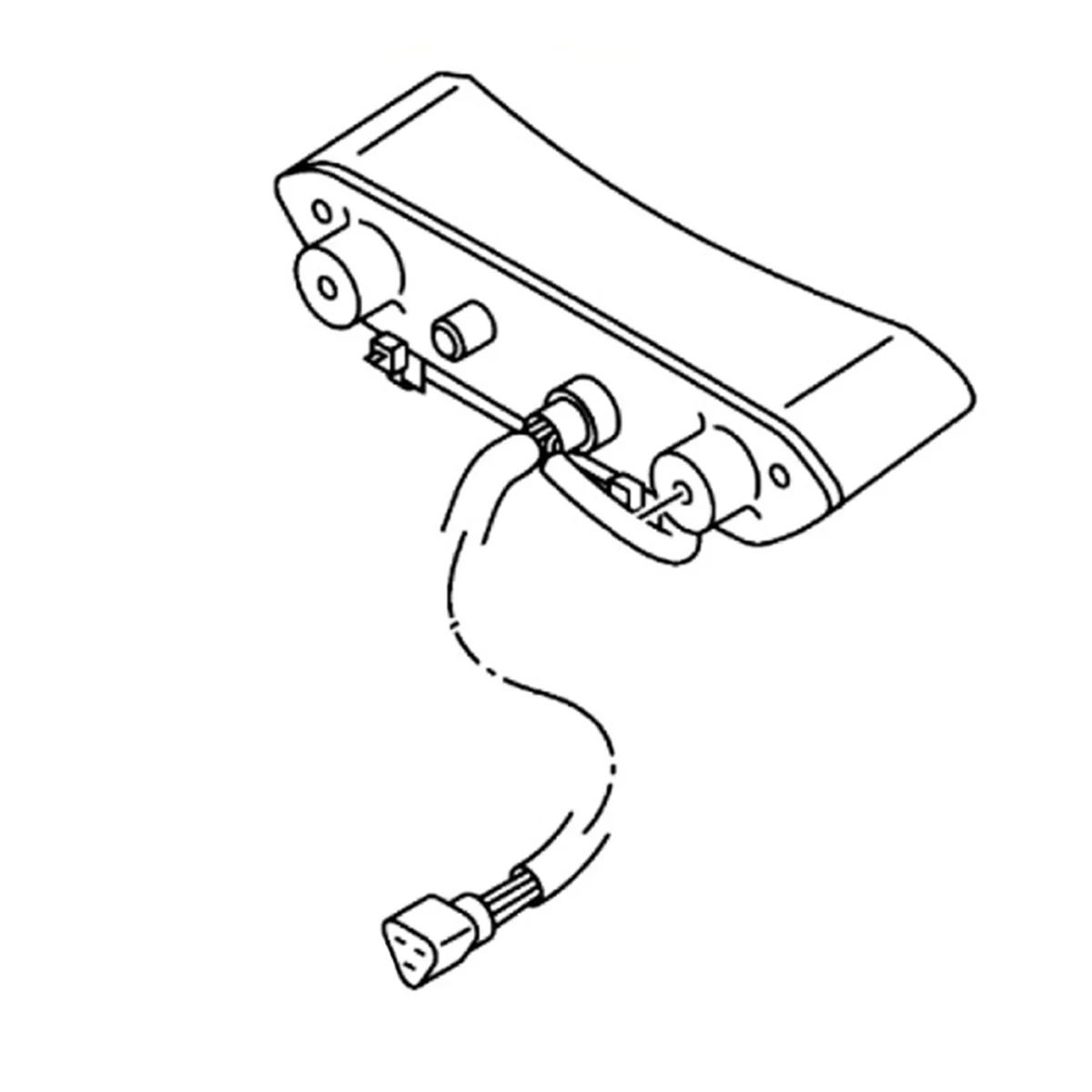 ATV LED المصابيح الخلفية الفرامل وقف الضوء الخلفي مصباح خلفي 5TG-84710-21-00 لياماها YFZ 450 YFZ450 2006-2009 الخلفية الضوء الخلفي الأسود