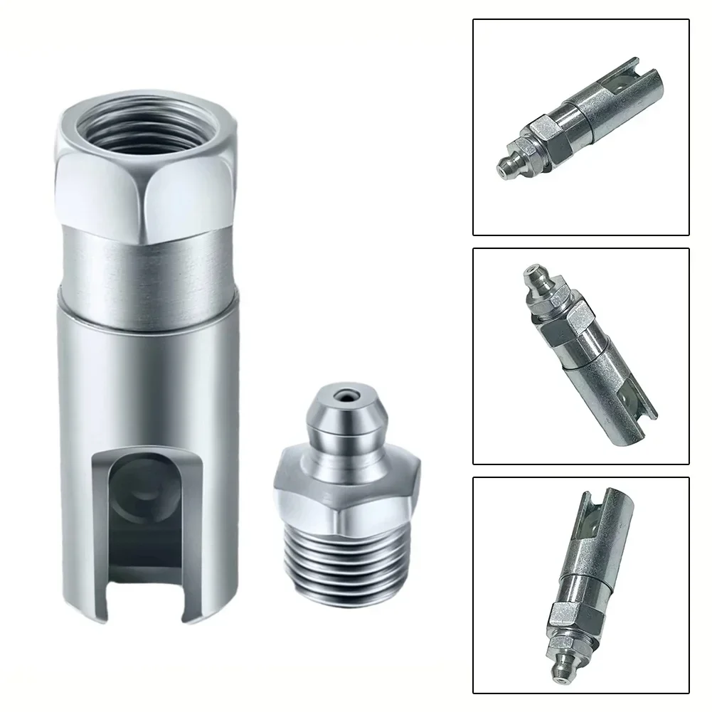 Note Package Content Inch NPT Threads Grease Application Degree Grease Coupler Silver Automotive And Industrial Applications