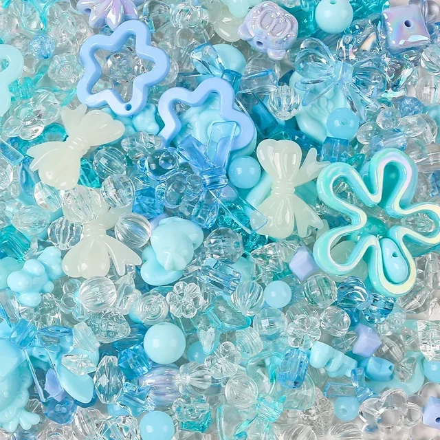 20g moda śliczne losowe mieszane plastikowe koraliki akrylowe dla naszyjnik DIY bransoletka pasek do telefonu komórkowego biżuteria akcesoria do rękodzieła