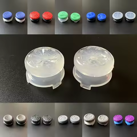 2Pcs Hand Grip Extenders Caps for PS4 PS5 Game Controller Gamepad Thumb Stick Grips High/Low Rise Covers For Playstation 4 5