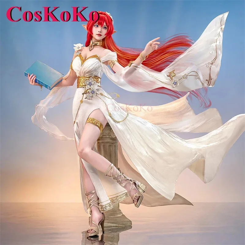 

CosKoKo Tribios костюмы для косплея игра Honkai: Star Rail великолепное элегантное торжественное платье женская одежда для ролевых игр на Хэллоуин