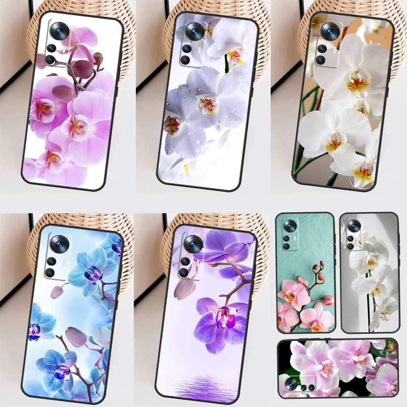 Orchid Flowers Colorful Case For Xiaomi 13 13T Pro 12T 11T 12 Lite 12X POCO X3 X5 Pro X4 F4 GT M5 M5s F3 F5 Funda