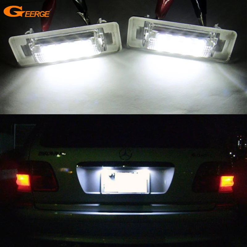 

For Mercedes Benz E C Class W210 W202 No Error Ultra Bright Led License Plate Lamp Light