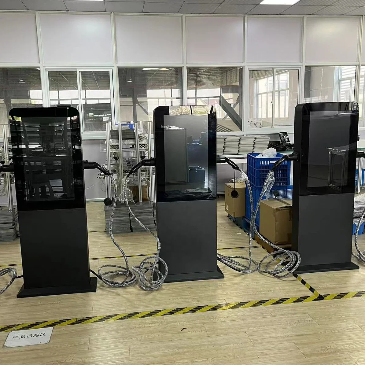 2025 شاحن EV قابل للتخصيص نوع 2 صندوق الحائط 44 كيلو واط 22 كيلو واط 14 كيلو واط التيار المتناوب EVSE APP وبطاقة التمرير محطة شحن السيارة الكهربائية #6