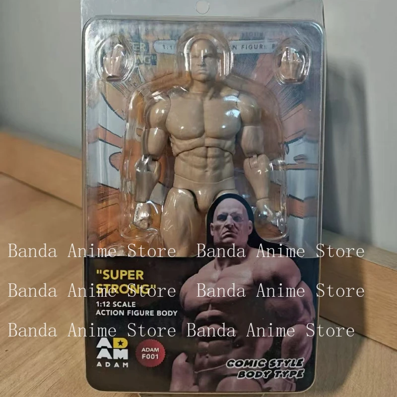【البيع المسبق】 ألعاب ماف آدم 1/12 ذكر قوي العضلات المشتركة الجسم Ad01 6 ''سوبر مرنة الجندي الهزلي عمل الشكل الجسم دمية الهدايا