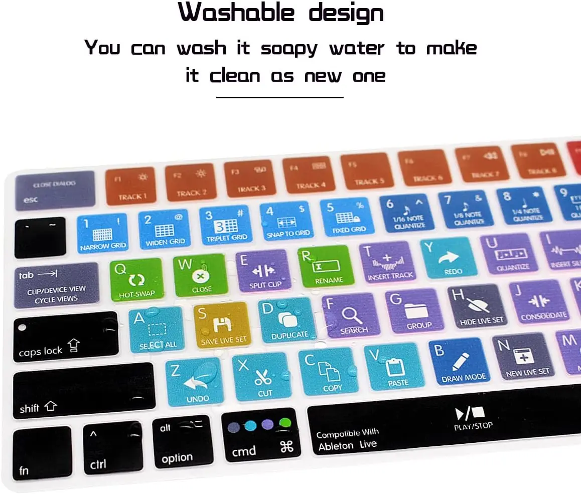 Ableton Live Avid Pro Tools Final Cut Pro X PS Hot key Functional Keyboard Cover US layout for Magic Keyboard A1644 MLA22B/A