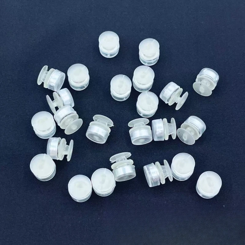10Pcs Round Buckle Plastic Button Rotating Bearing for Hole Shoes Garden Shoe Charms Universal Fit Diy Fastener Accessories