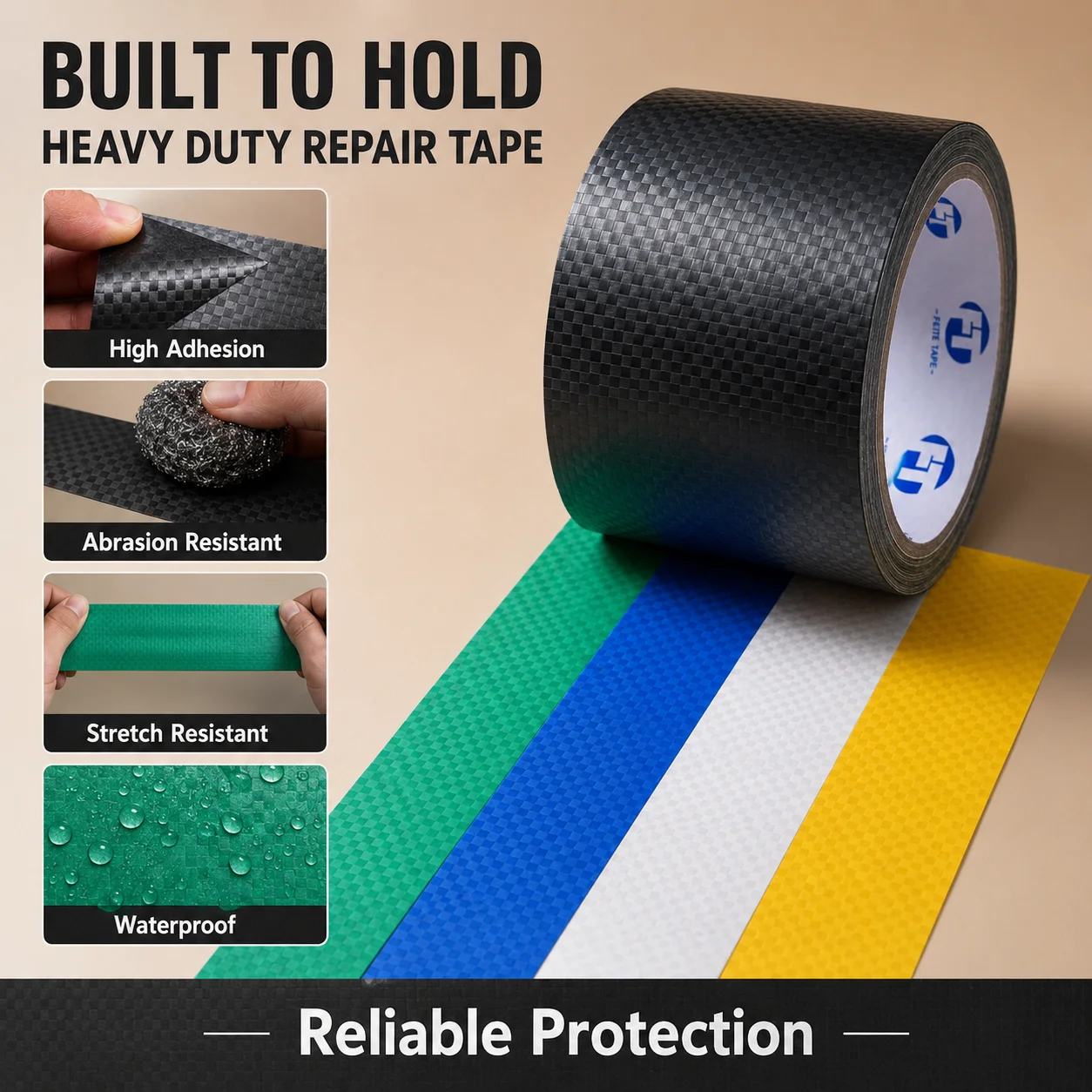 Ton Bag Repair Tape Snake Bag Repair Tape   Truck Tarpaulin Camping Tent Woven Bag High-Adhesive Waterproof Repair Tape