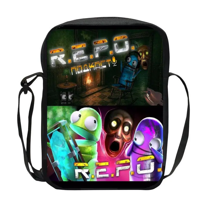 

Digital Printing Repos Recycling Action Fashion Children's Shoulder Bag Boys and Girls Crossbody Bag Student Handbag