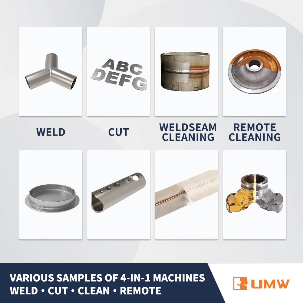 UMW Integrated Water Cooled Laser Welding Machine Portable 4 In 1 Multifunction With Wire Feeder For Industrial Applications view 5