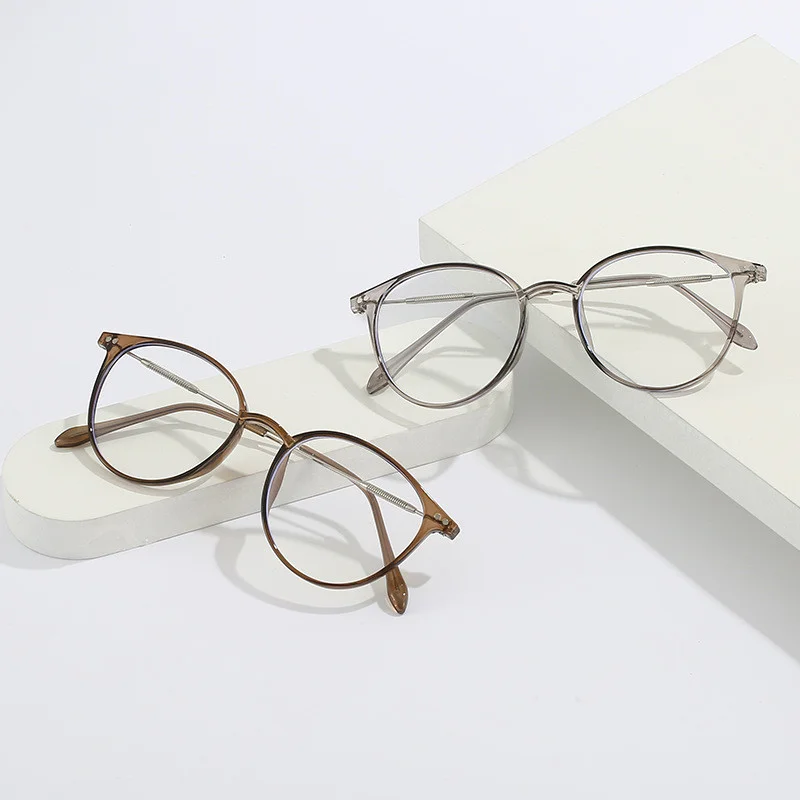 

2PCS Fashion Anti-Blue Light Reading Glasses Ultra-Light Eye Protection Readers Eyewear Unisex Elegant Presbyopia Glasses