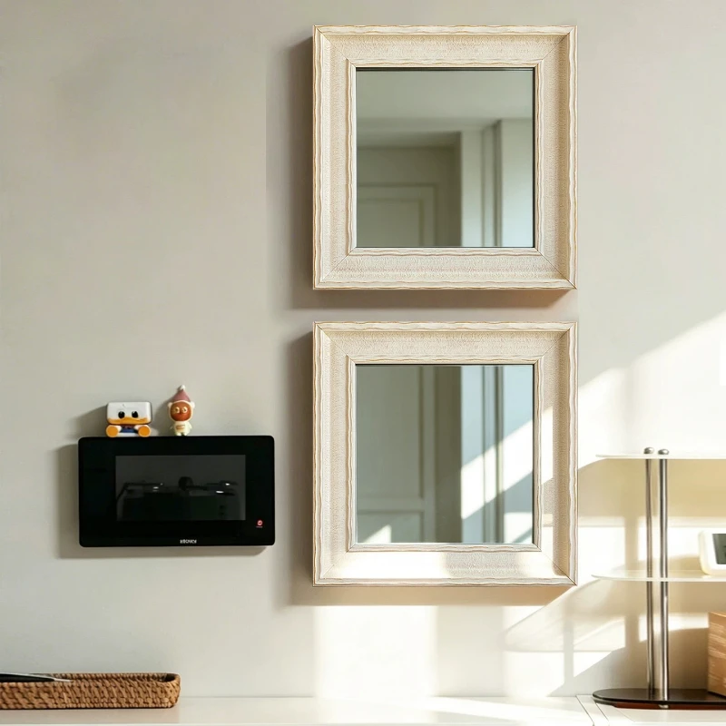 Salon Round Decorative Mirror Vintage Living Room Decorative Mirror Wall Decor Irregular Akcesoria Do Pokoju Decoration Home