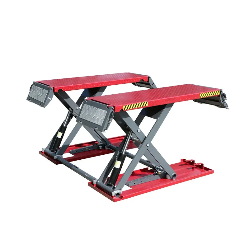 Hot selling small 1.2m electric lift table cheap hydraulic portable scissor lift car maintenance lift