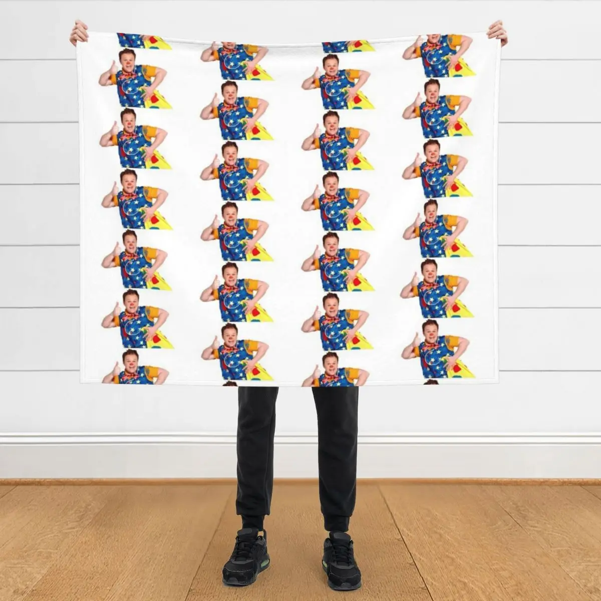 

Mr Tumble Throw Blanket For Decorative Sofa Giant Sofa Plush Blankets