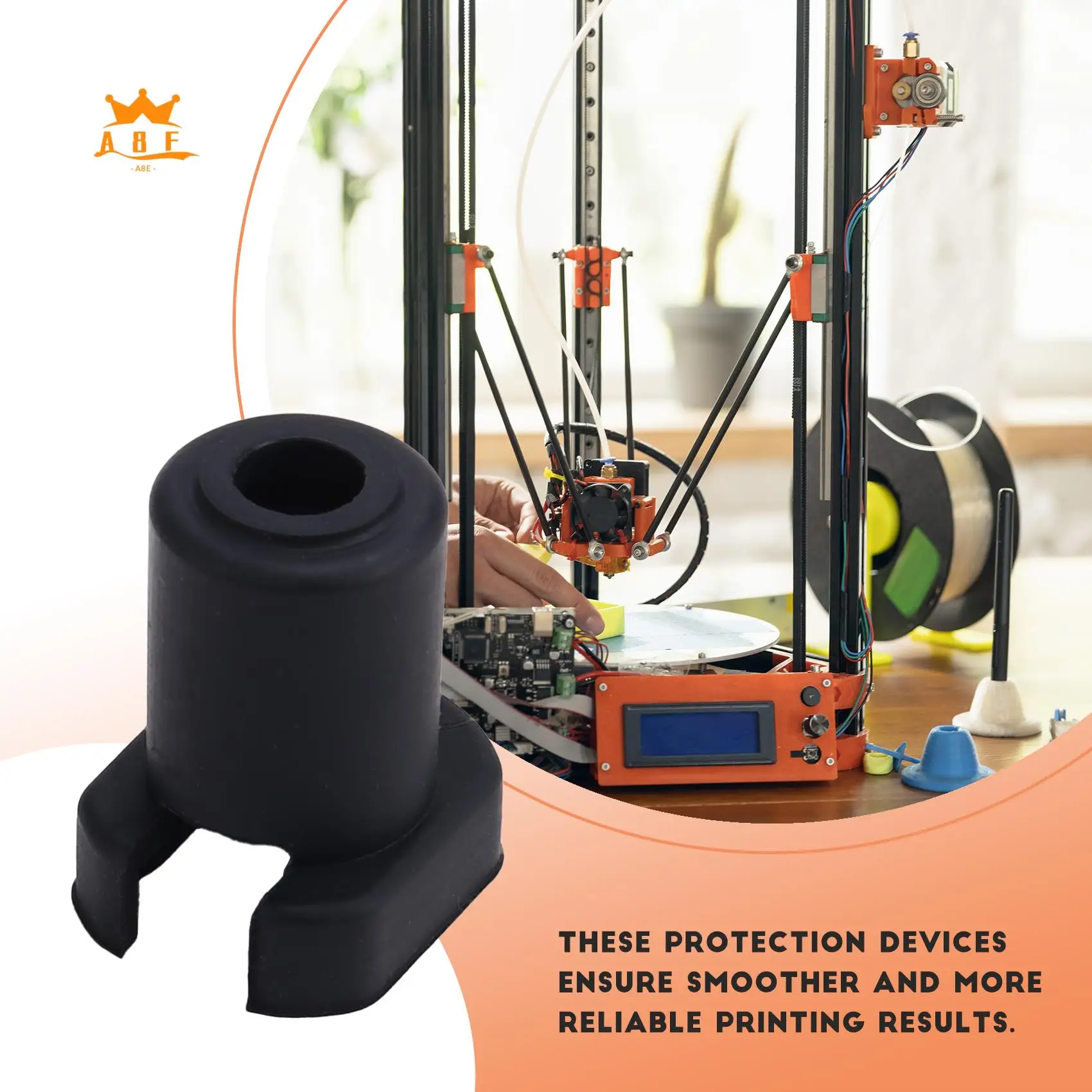 

A08E-5Pcs Защитный чехол Hotend для 3D-принтера QIDI Q1 Pro, высокая термостойкость, повышает производительность 3D-принтера