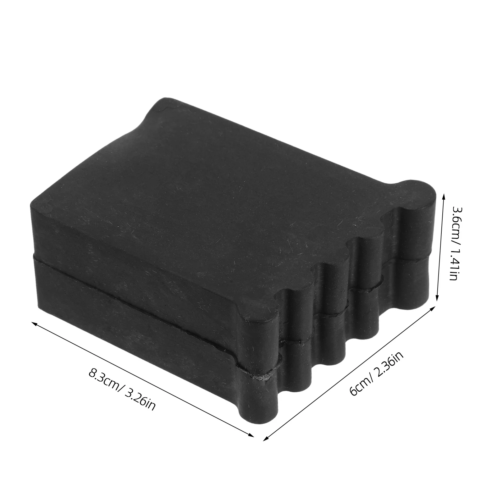 Cubiertas antideslizantes para pies de escalera, tapas de extremo estabilizador antideslizantes de PVC grueso para varias superficies, cubiertas antideslizantes de escalera de seguridad, 4 Uds.