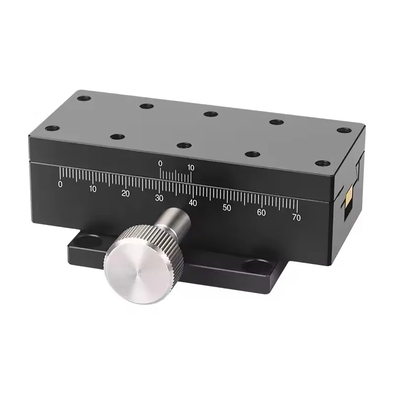 X-axis Dovetail Slot Sliding Table Precision Gear Rack Manual Long Stroke Platform Three-axis Translation Linear Lifting Table