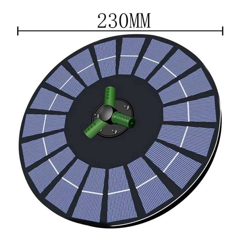 ABUG-3X 6W Solar Fountain Pump For Water Feature With Cord,Solar Bird Bath Fountain ,Solar Powered Water Fountain