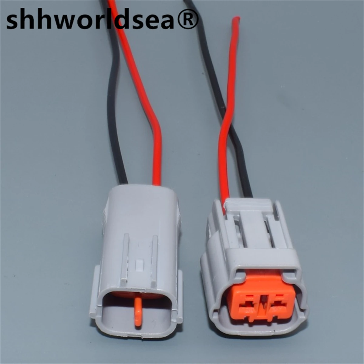 shhworldsea 2 Pin 6195-0003 6195-0006 Automotive Connector Motorcycle Waterproof Wire Harness Lamp Light Socket For Mazda