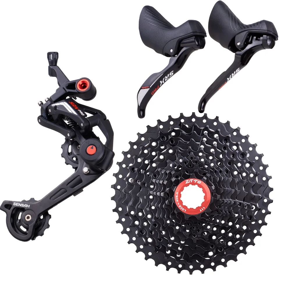 

SENSAH SRX Pro Gravel Bike 1X11 Speed Road Bike Groupset Shifter Rear Derailleur Cassette 42T 46T 50T 52T Chain Bike Cyclo-Cross