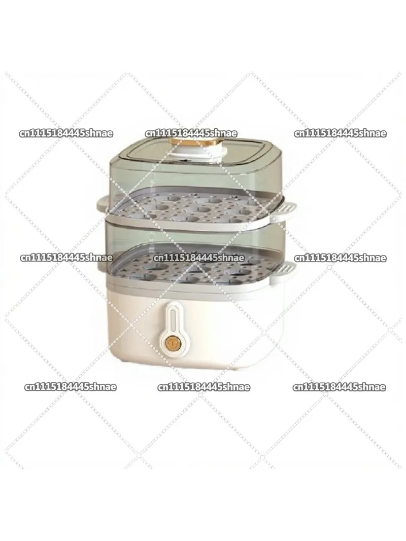 300W Multi-functional Electric Steamer, Household Layered Breakfast Machine, Dormitory Automatic Power Failure 220V
