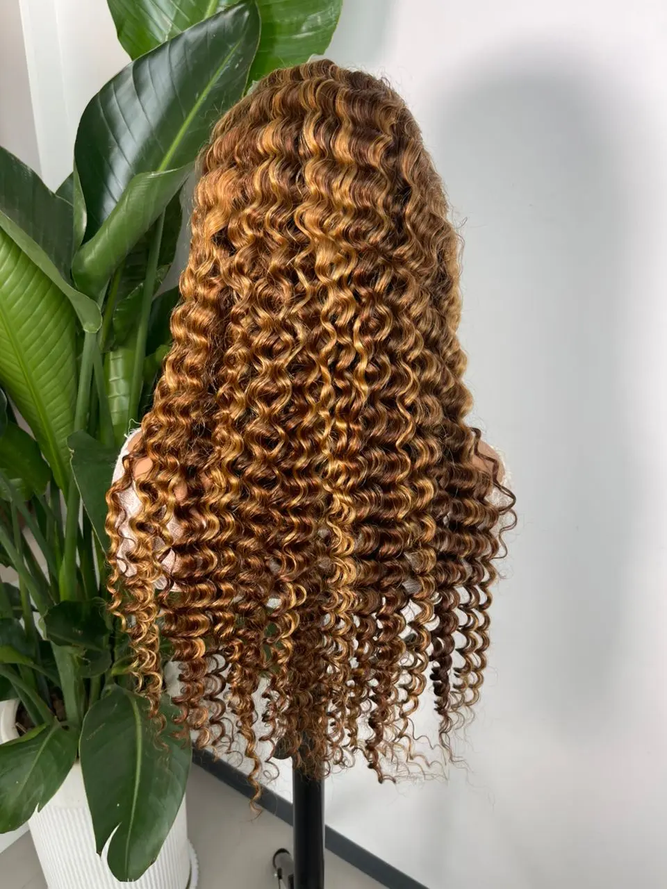 P4/27 Highlight Deep Wave Frontal Wig 220 Density 32 Inch 13x4 Lace Front Human Hair Wigs for Women Pre Plucked Lace Color Wigs