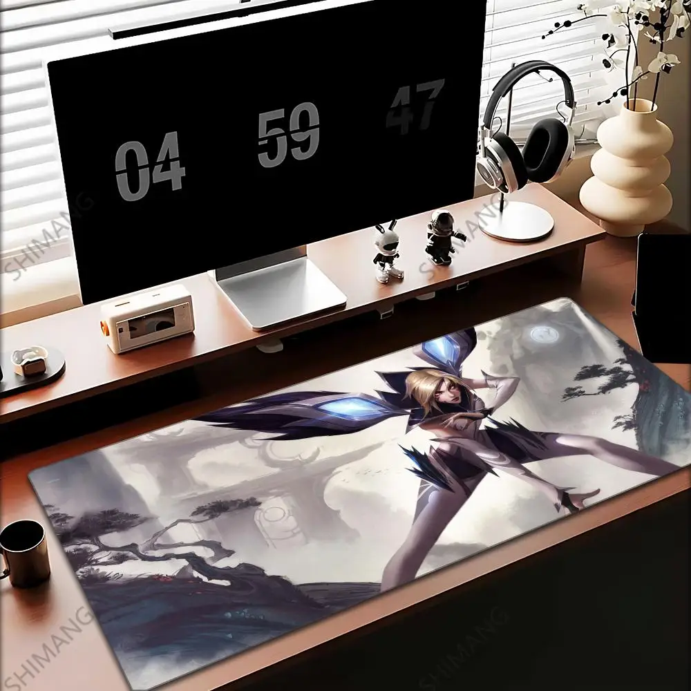 League of Legends Kaisa Large Mouse Pad Gaming Mousepad PC Gamer Computer Office Mouse Mat Keyboard Mat Desk Pad Laptop Mausepad