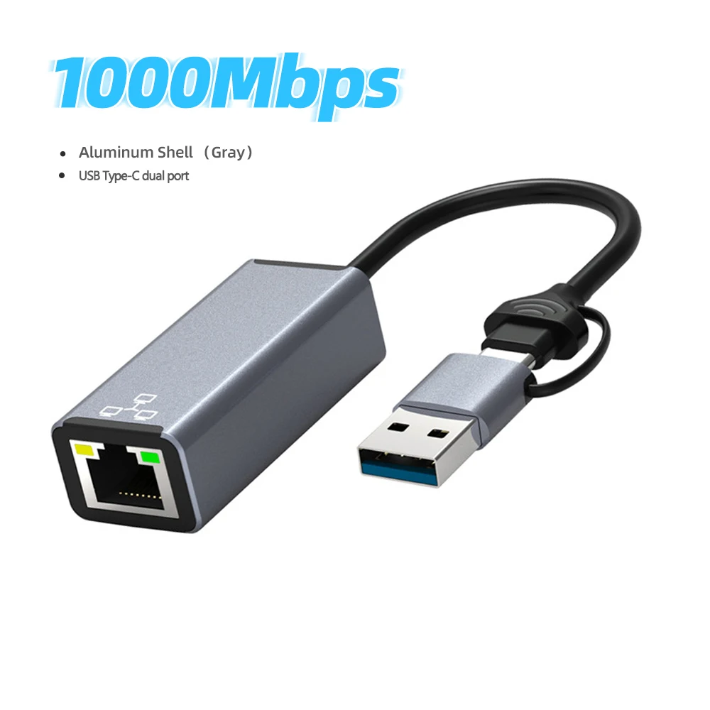 

USB 1000 Мбит/с сетевая карта Тип C USB к RJ45 конвертер проводной гигабитный Ethernet Lan адаптер для Nintendo переключатель Macbook ноутбук