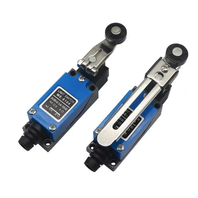 【1PCS】ME-8104 ME-8107 ME-8108 ME-8111 ME-8112 ME-8166 -8169 Limit Switch Rotary Adjustable Roller Lever Arm Travel Switch AC25