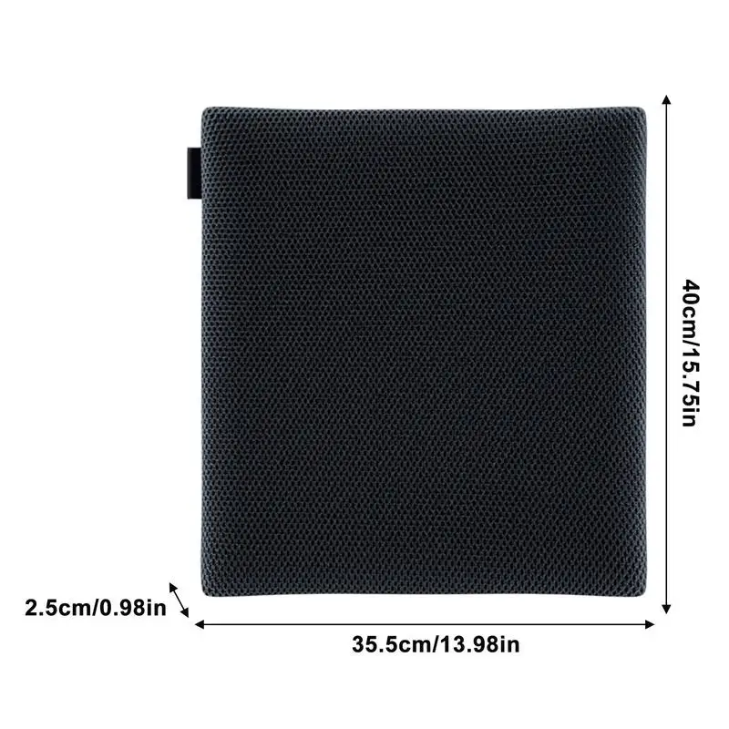 وسادة مقعد جل وسائد جل تبريد لتخفيف الضغط ودعم مسامي مريح وغير قابل للانزلاق وسادة طويلة للجلوس في السيارة