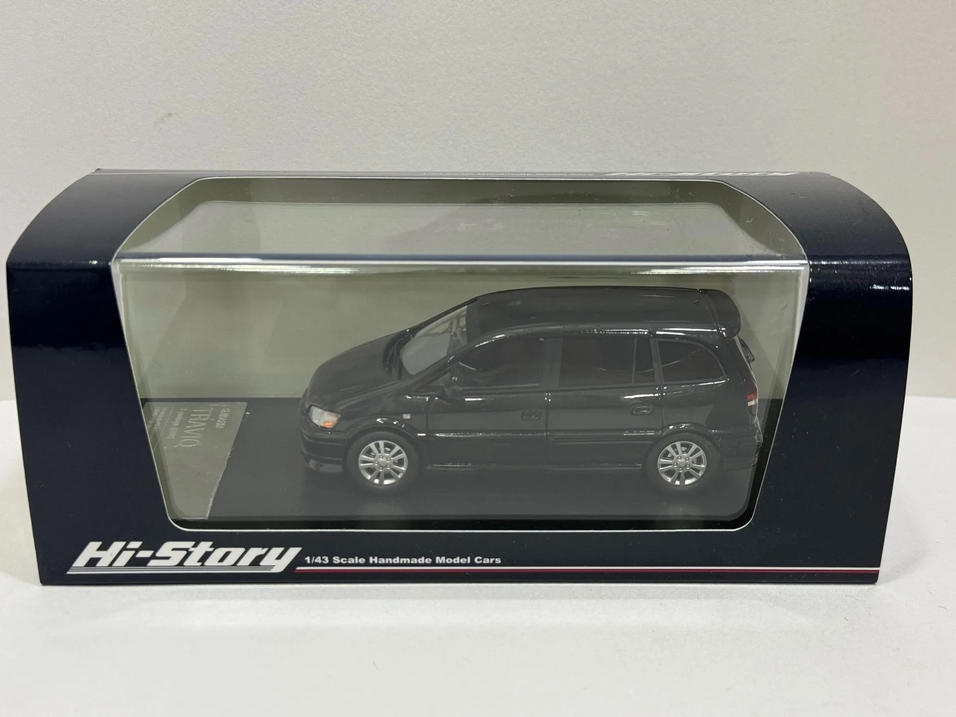 

Дефект поверхности краски, литой под давлением, Hi Story, масштаб 1/43 Subaru Traviq, модель автомобиля из смолы, Коллекционная игрушка, подарок, сувенир, украшение для дисплея