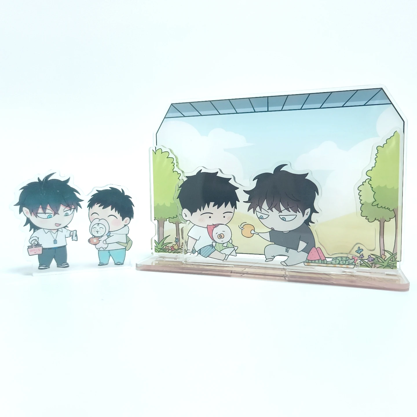 Our Sunny Days Acrylic Stand BL Yaoi Manhwa Key Chain Anime Collectible Gift