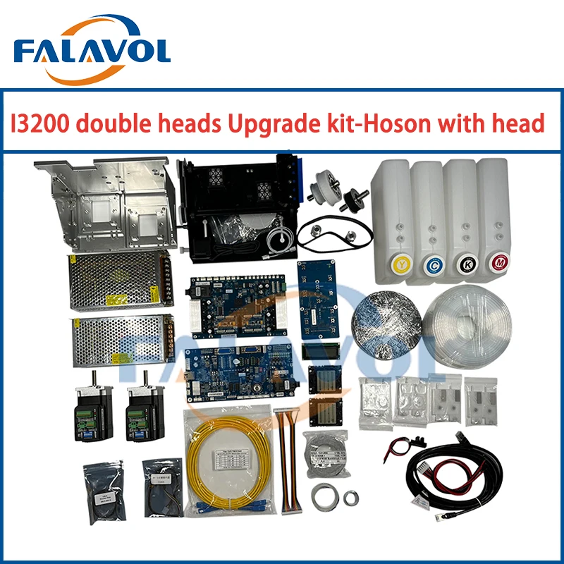 FALAVOL Hoson i3200 Upgrade Kit Double Head for Epson I3200 Conversion Kit Optical Fiber Network Version for large format print