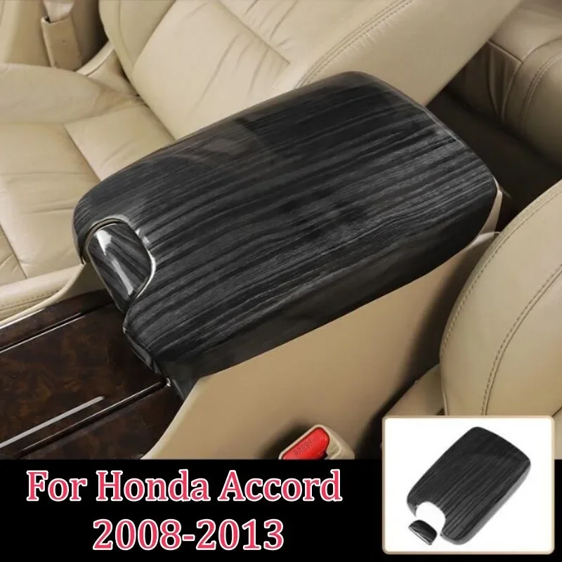 2x-copertura-del-pannello-del-bracciolo-della-console-centrale-in-legno-nero-abs-per-honda-accord-08-13