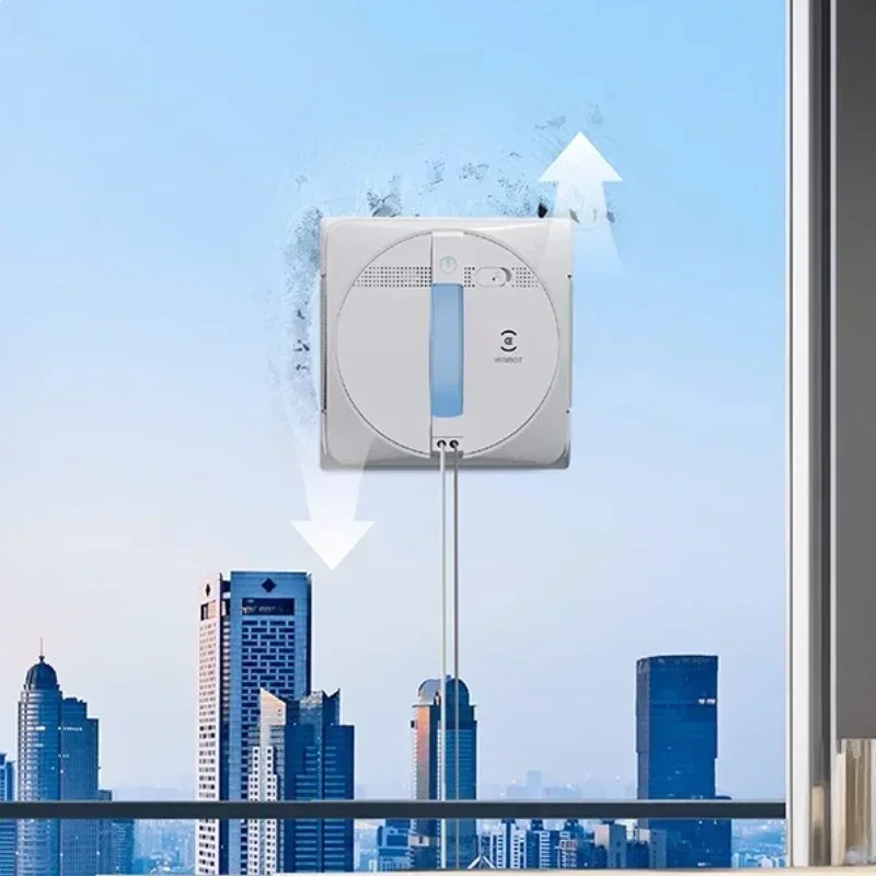 Ecovacs رذاذ الماء منظف النوافذ روبوت W1S منظف المنزل الذكي التلقائي بالكامل Limpia Vidrios Ventanas الكهربائية Do Mycia Okien