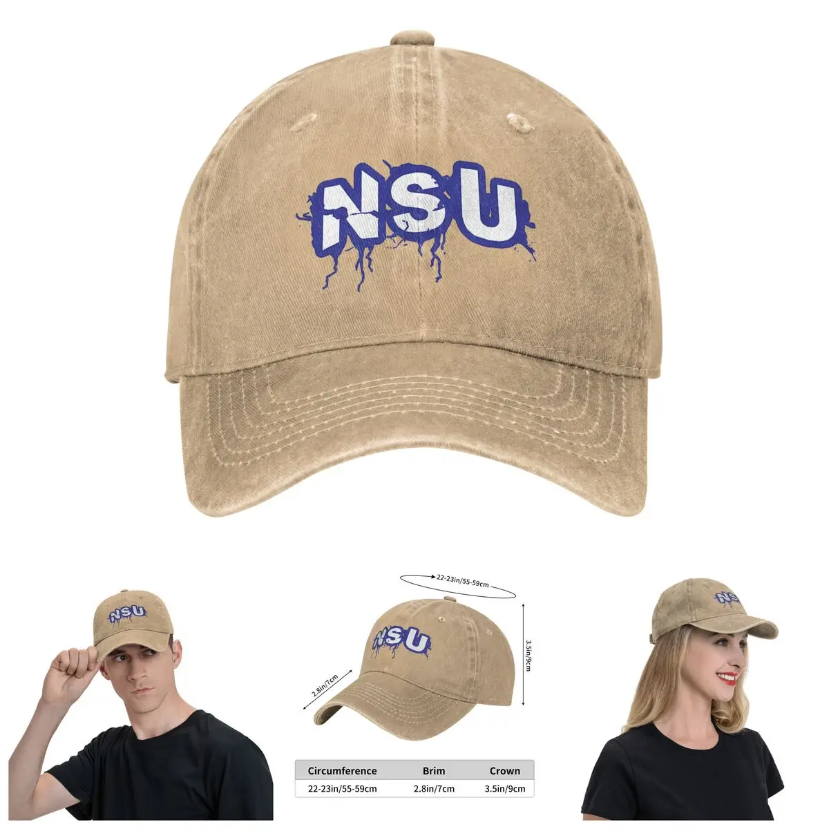 

Summer Cap Sun Visor Muscular Hip Hop Caps NSU Cowboy Hat Peaked Hats