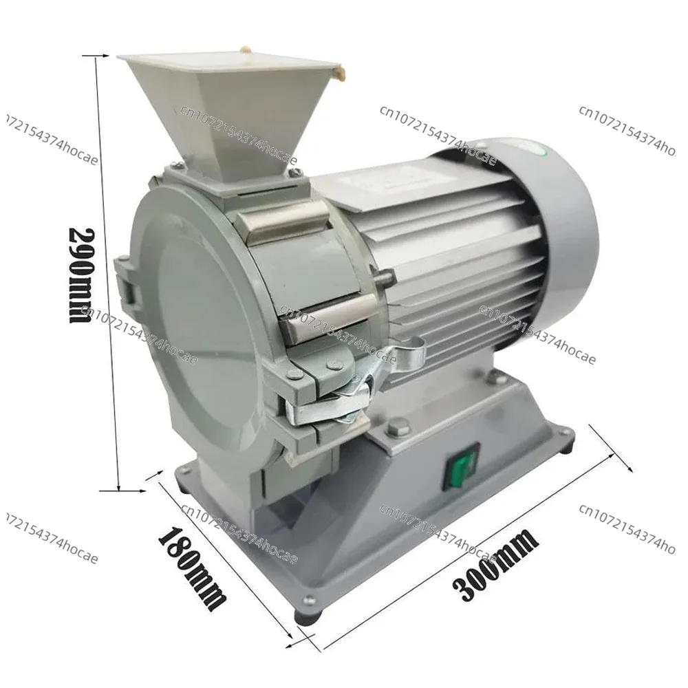 50G Electric Micro Plant Grinding Machine, 1400R/Min Soil Pulverizer Crusher Spice Grinder  for Grains Spices Herbs Pepper FZ102
