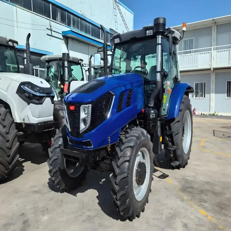 مصنع 120hp جرار زراعي مع محرك محرك مضخة علبة التروس تحمل الديك الفاخر مكيفة الهواء