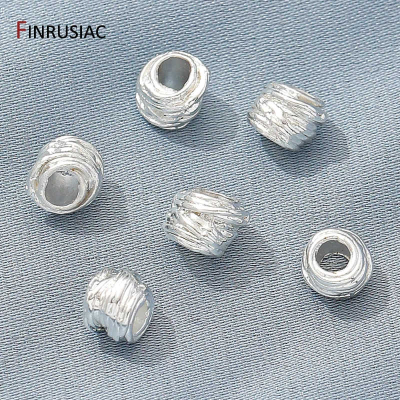 Unregelmäßige Abstandsperlen aus 18 Karat vergoldetem Messing, 5 mm x 6 mm Streifen-Trennperlen für Armbandherstellungszubehör, DIY-Schmuckzubehör – Detail 20